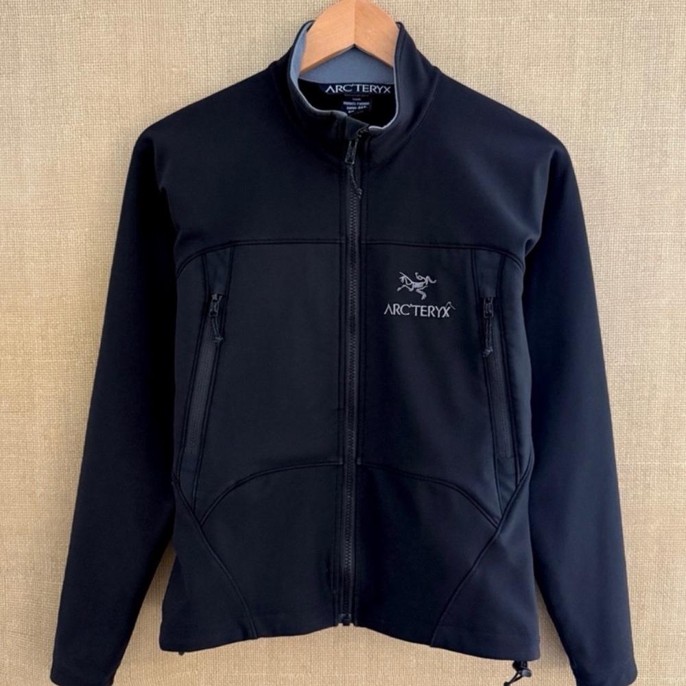 Arc'Teryx Womens Gamma SV Jacket Softshell Black Size Small Outdoor Zipper Coat